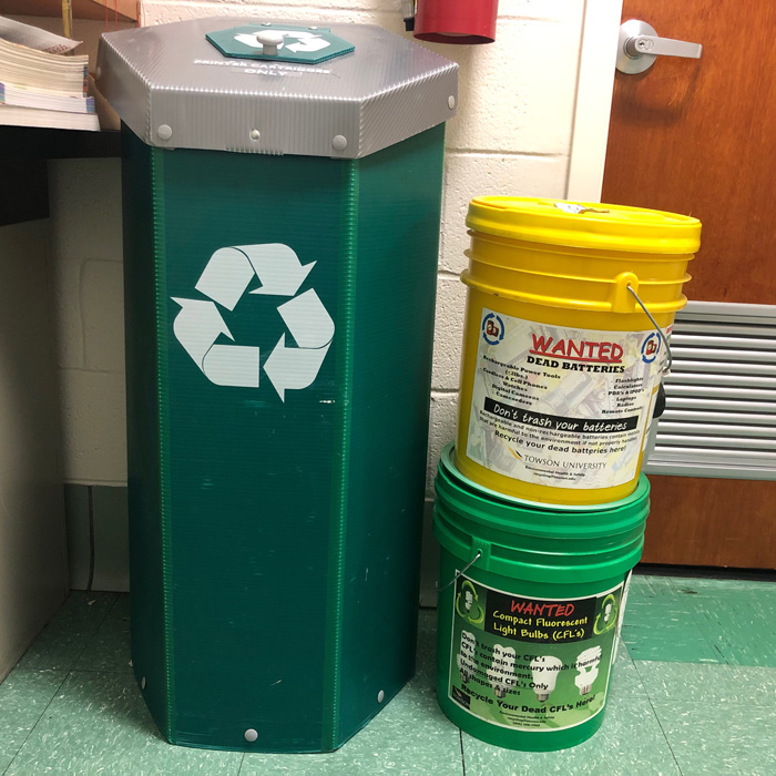 Electronics Recycling Bins