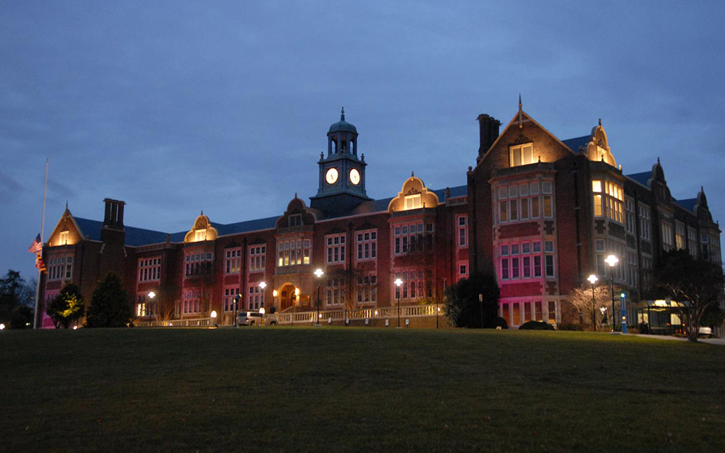 Stephens Hall at Night