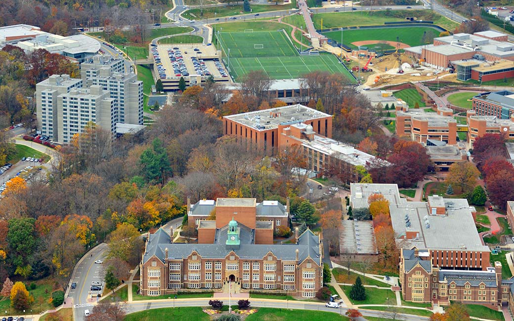 An Aerial view of TU’s campus