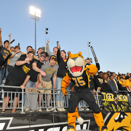 Crowd at TU football game