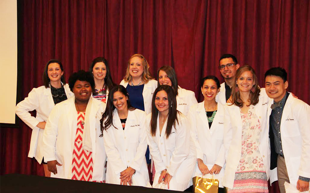 Alumni at the White Coat Ceremony