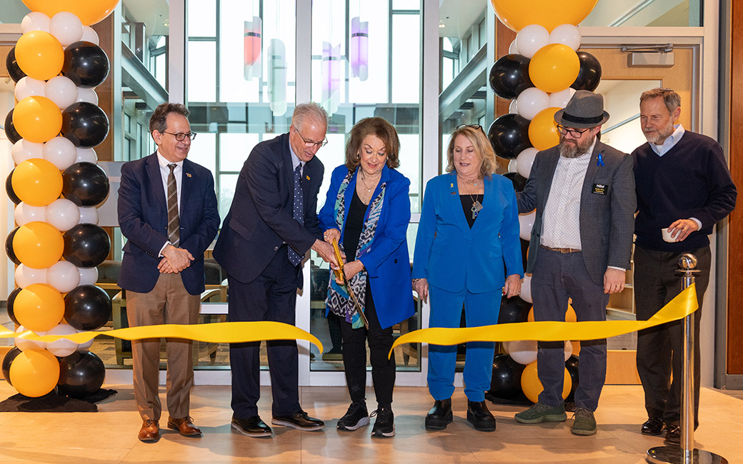 Berman center ribbon cutting