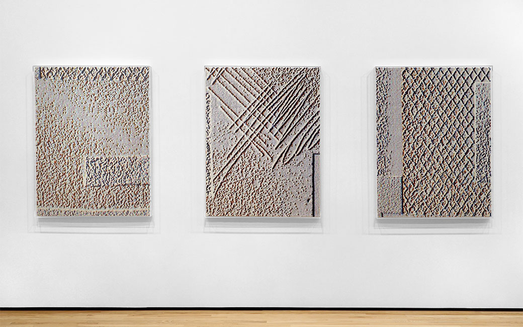 carpet trio 2 works by Seth Adelsberger