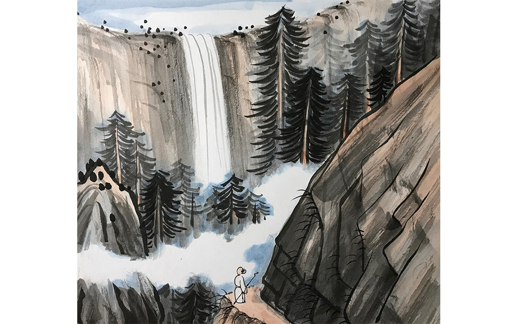 "Waterfall," by Cheng Cao