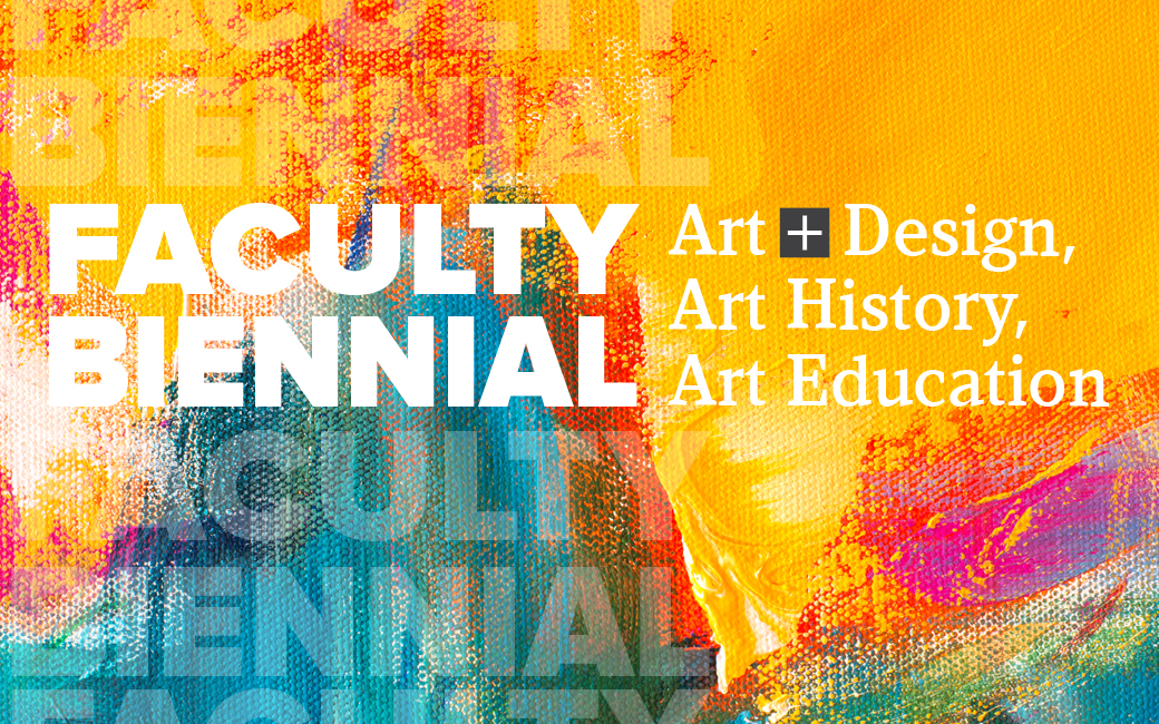 Faculty Biennial Exhibition Logo