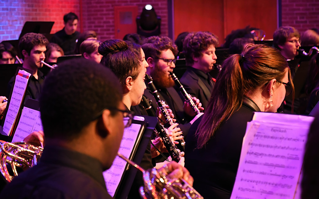 TU Wind Ensemble Photo by Melissa McCabe
