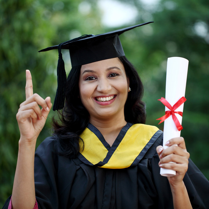 Female graduate