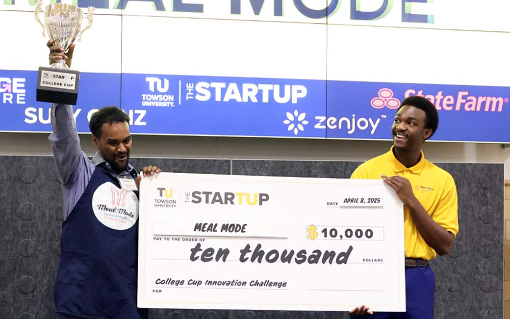 Tamsir Toure ‘26 and Ahmed Satti ‘24, founders of Meal Mode