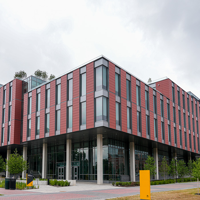 Exterior of TU's Health Building