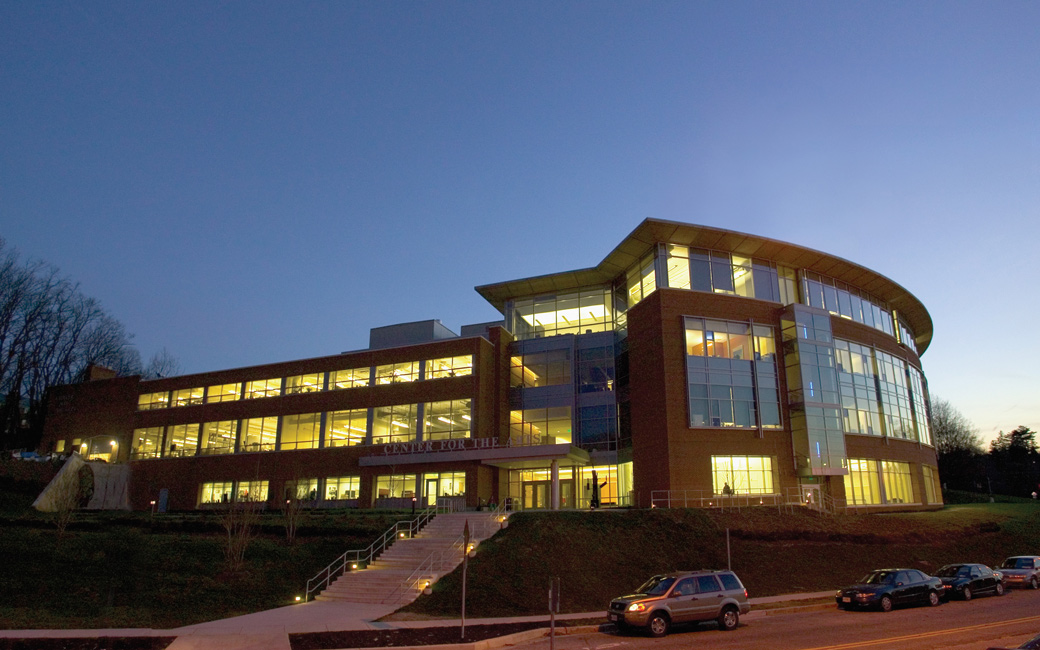 Exterior of the Center for the Arts