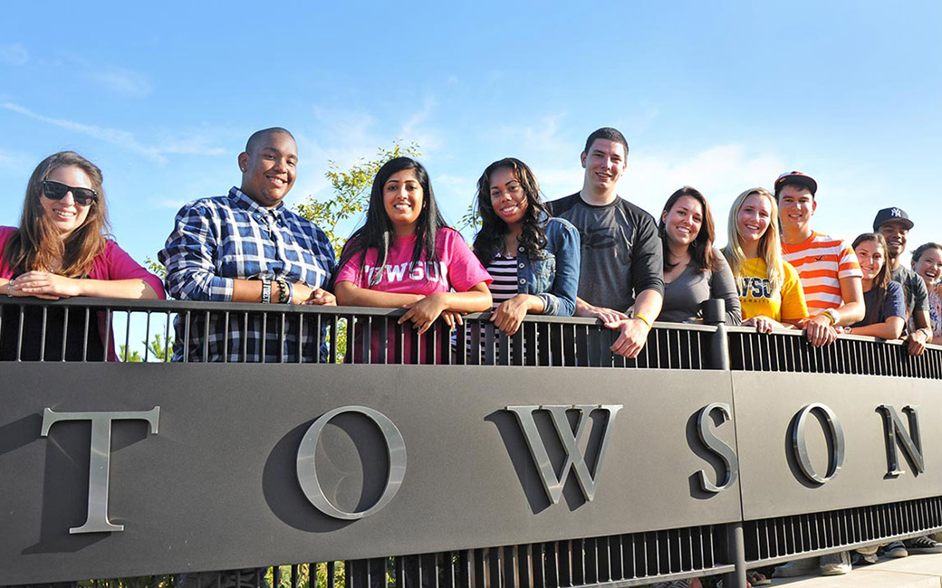 Campus Student Enterance Sign