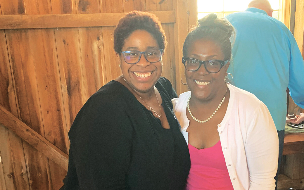Two alums at Wyndridge Farm