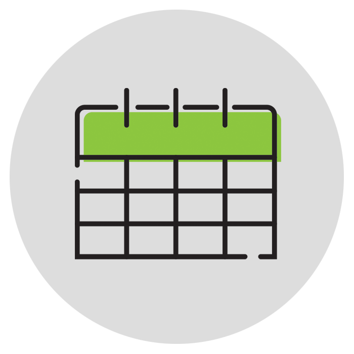 icon of a calendar