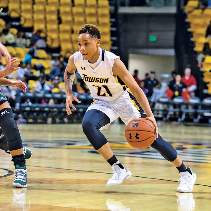 baksetball player Kionna Jeter