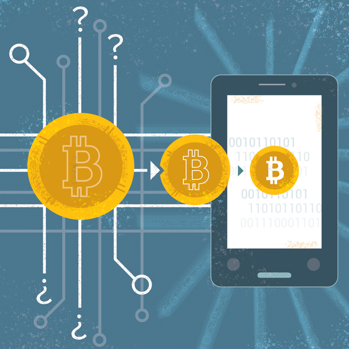 Illustration of digital currency