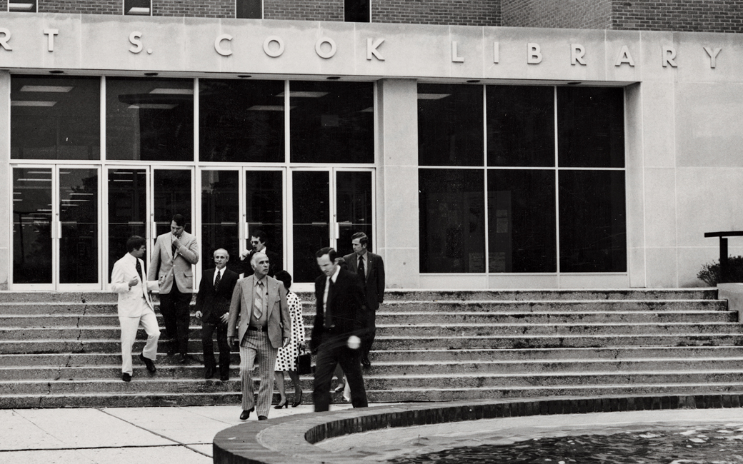1969 photo of the library