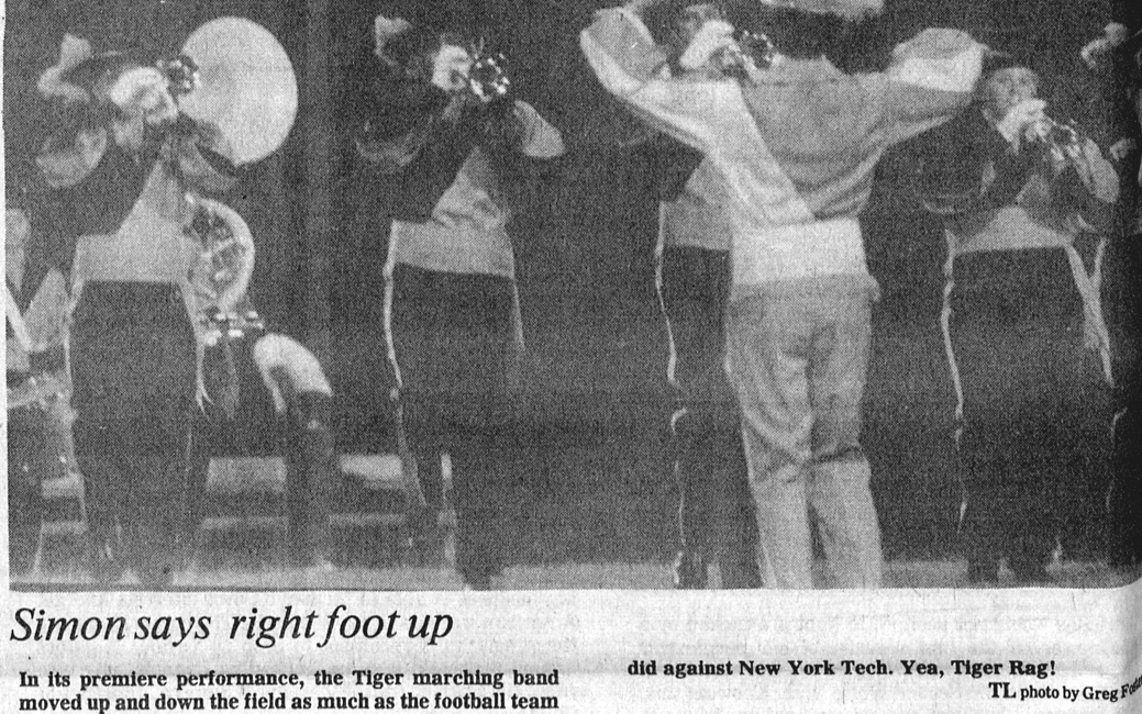 The TU band performing for the first time