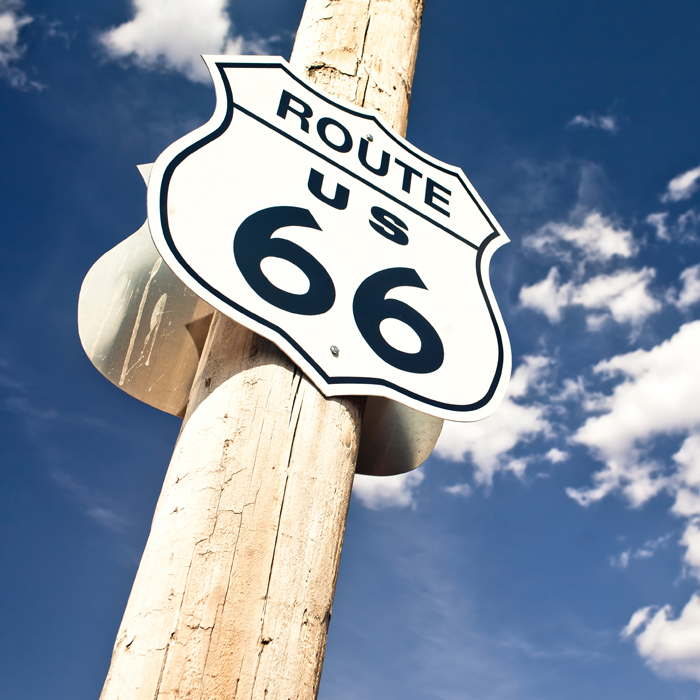 Route 66 sign