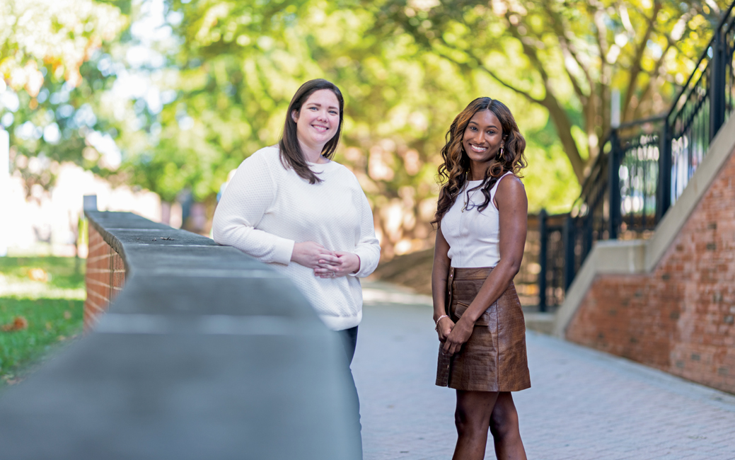Casey Miller (left) and Mia Williams
