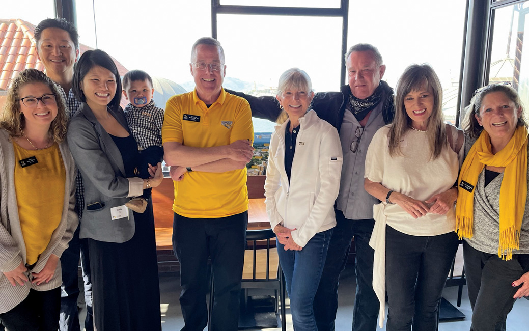 Alumni enjoy an afternoon filled with artisan cheeses, charcuterie and wine at The Cheese School of San Francisco.