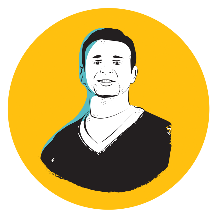 illustrated head shot of James Avanzato