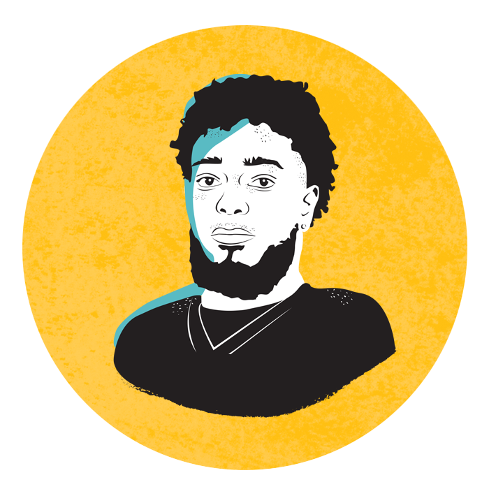 Jesus Gibbs illustrated headshot