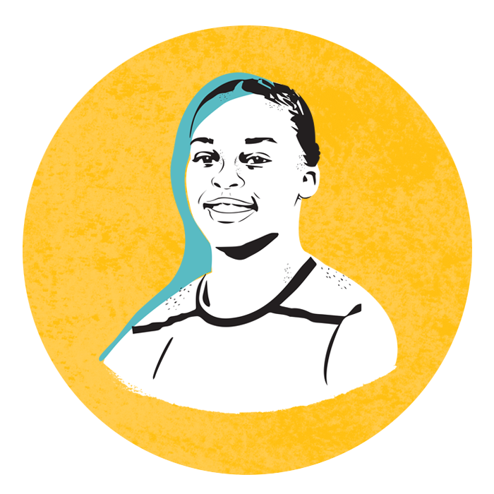 Nia Christopher illustrated headshot