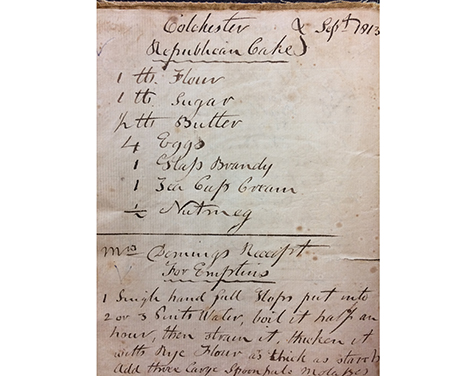 Colchester cookbook