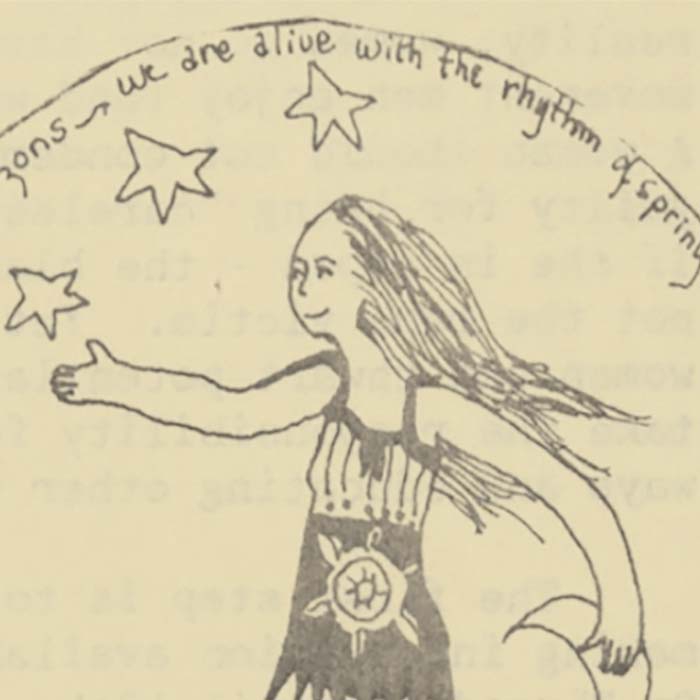 Drawing related to the women's studies department