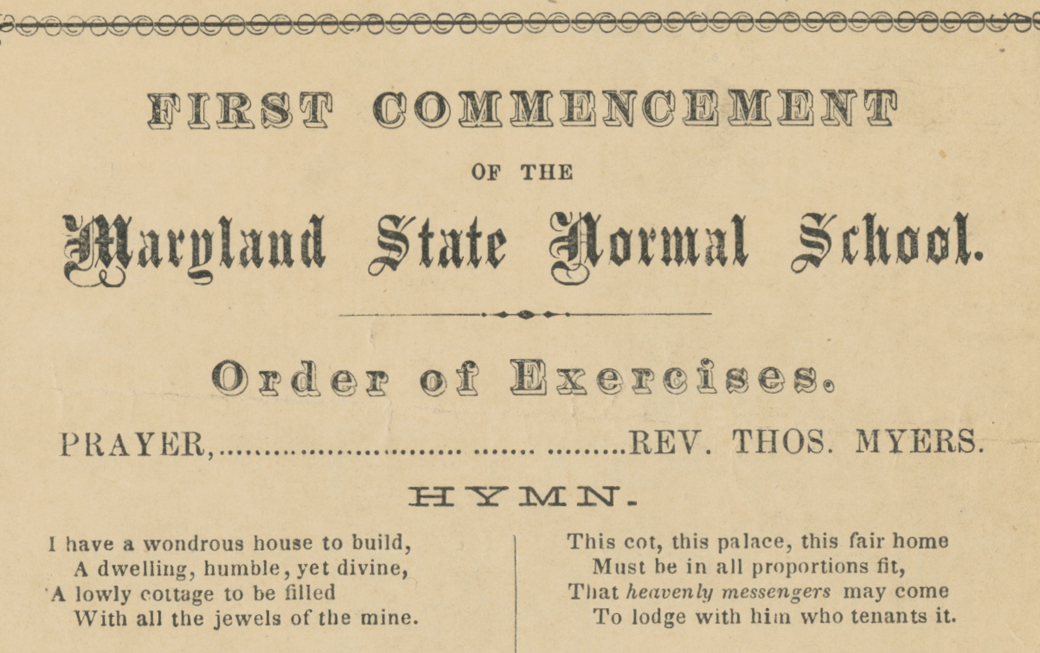 First commencement flyer