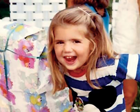 Sarah Elfreth as a child