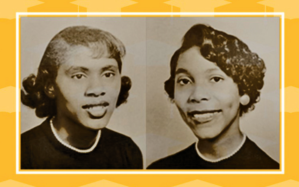 Marvis Evon Barnes and Myra Harris student photos