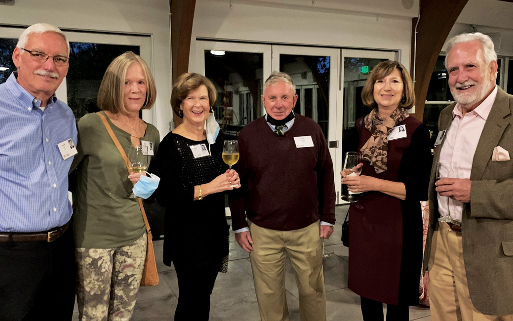 Ronald Bay ’70, Sharon Bay ’70, A. Marian Lipinski ’70,                 John Swivel ’70, Gloria Lang ’70, ’88 and Rick Brown ’70
