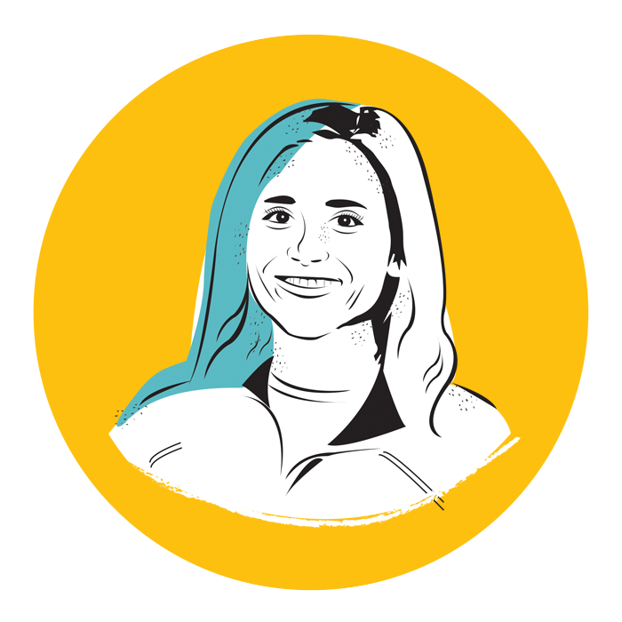 illustrated headshot of meagan clark