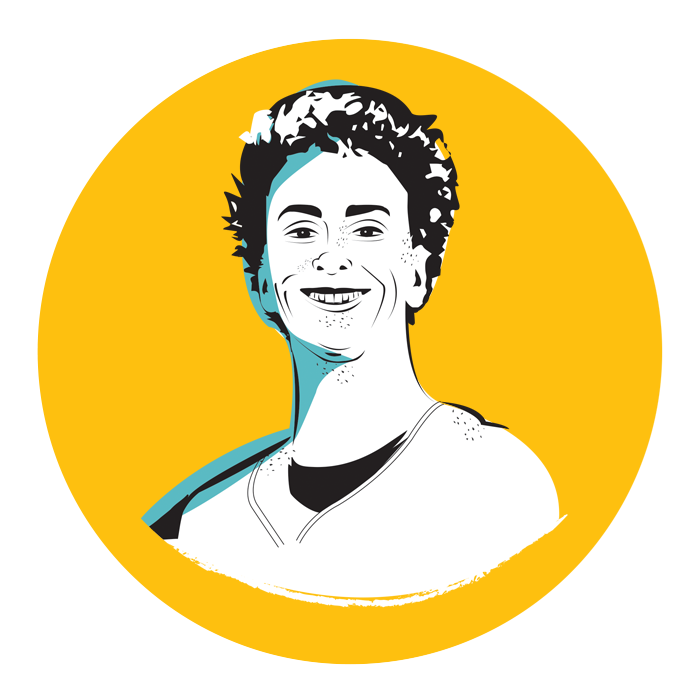 illustrated headshot of nick janowicz