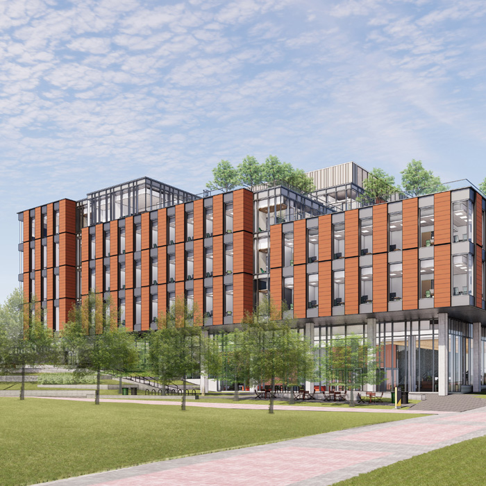 rendering of the proposed chp building