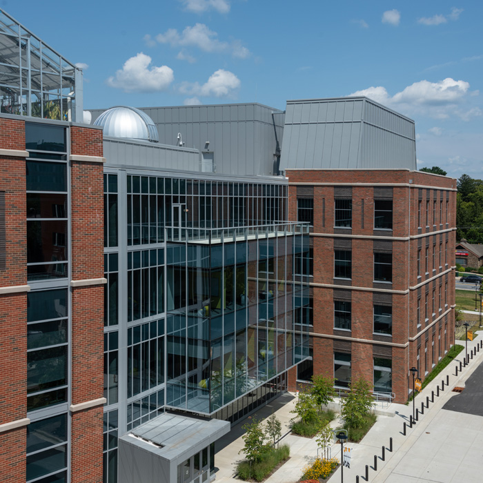 exterior of the science complex