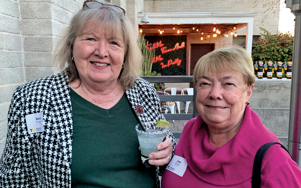Bernice Truszkowski '69 and Joan Meagher '70, '74