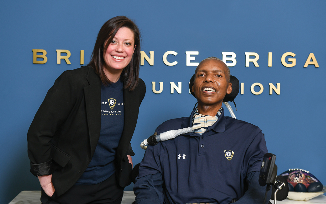 Stephanie Chall and O.J. Brigance