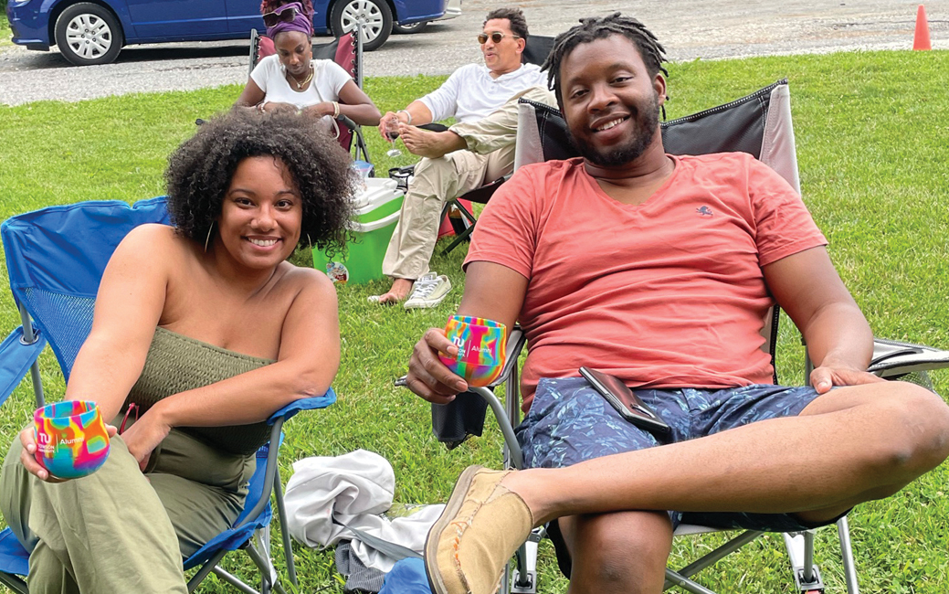 Chelsea Wheeler ’13 and Abasi Clinton