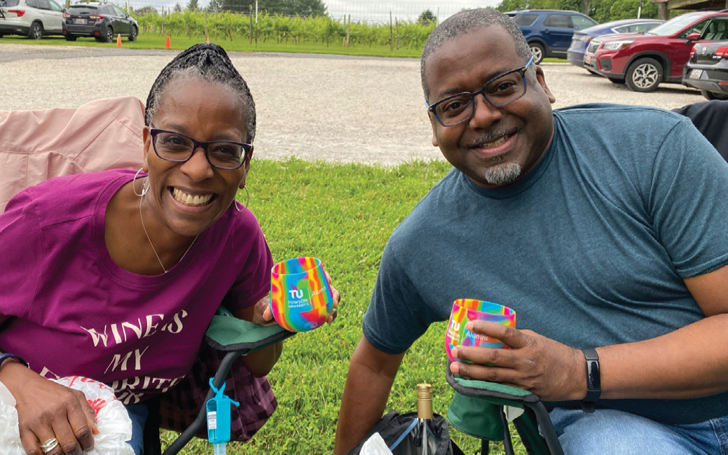 Kelly Freeman-Garrett ’88 and Blair Freeman