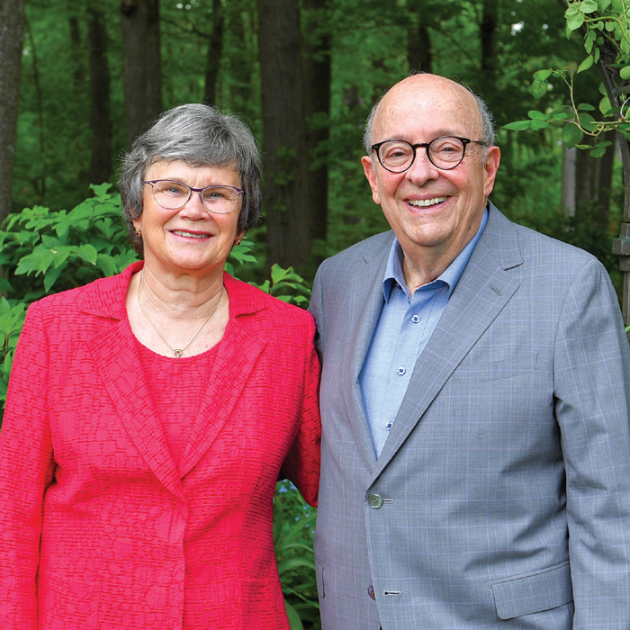 Color image of a white couple, man and woman