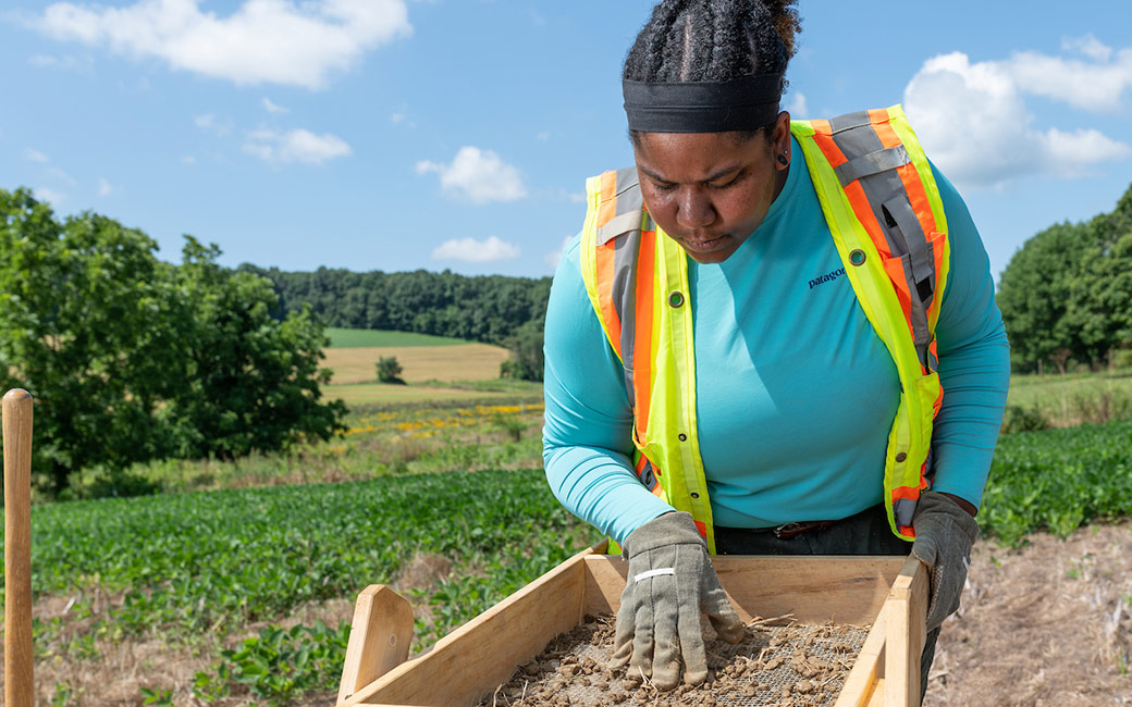 Student screening soil