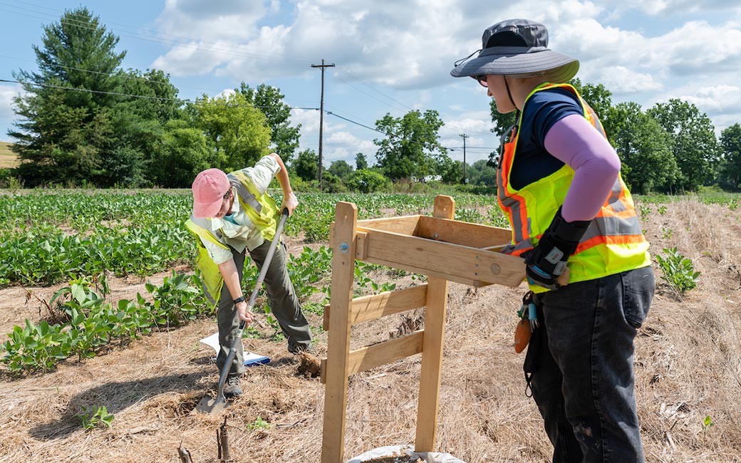 Student screening soil