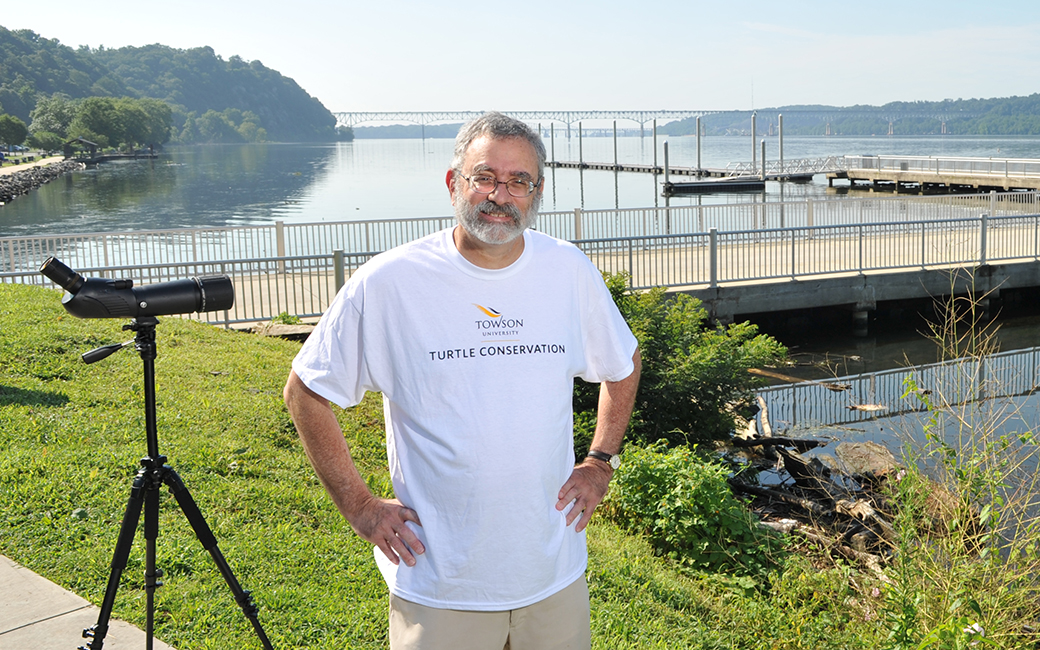 Towson University biology professor Richard Seigel.
