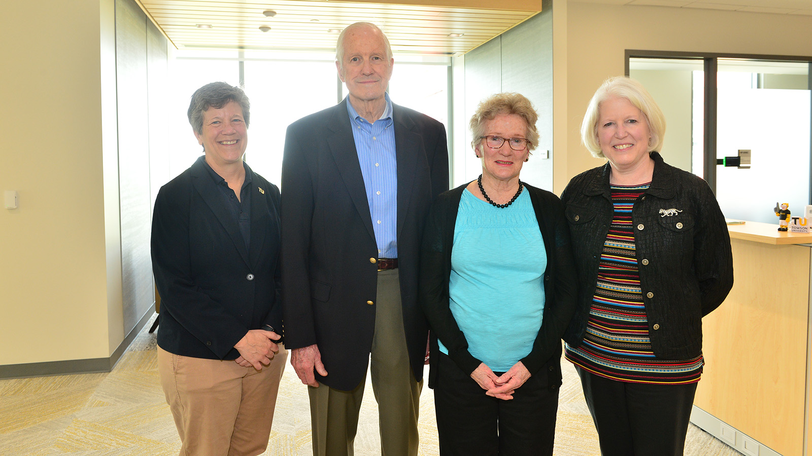 Burkmans with provost and the dean