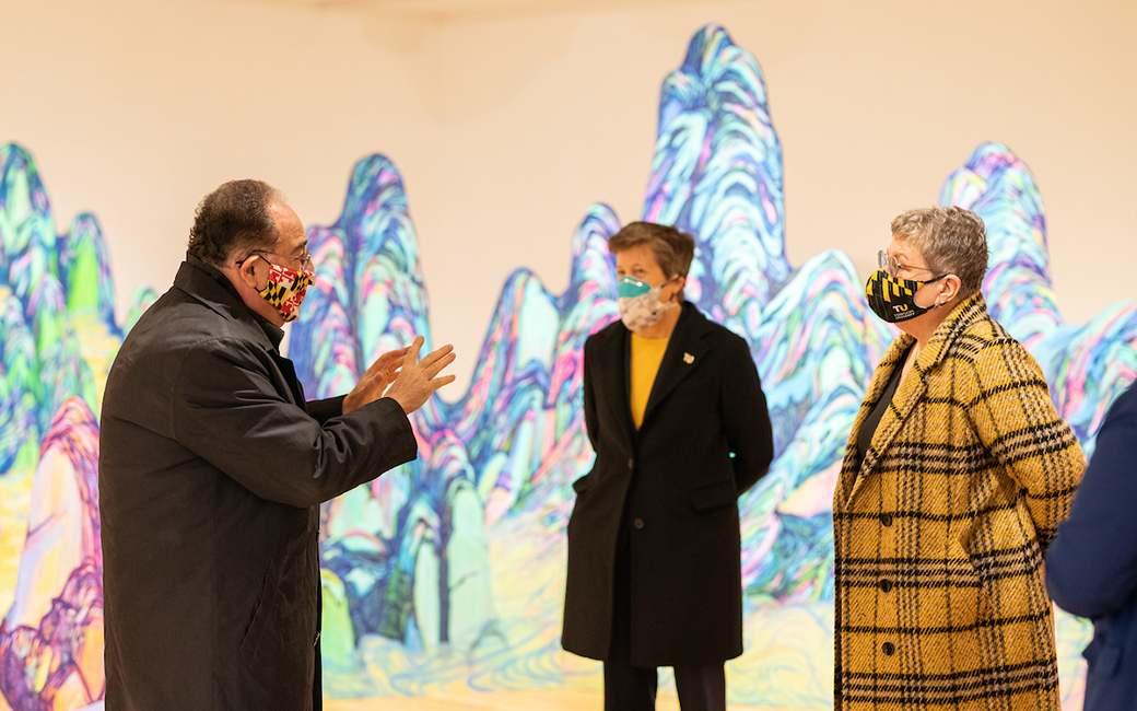 Chancellor president and provost in gallery