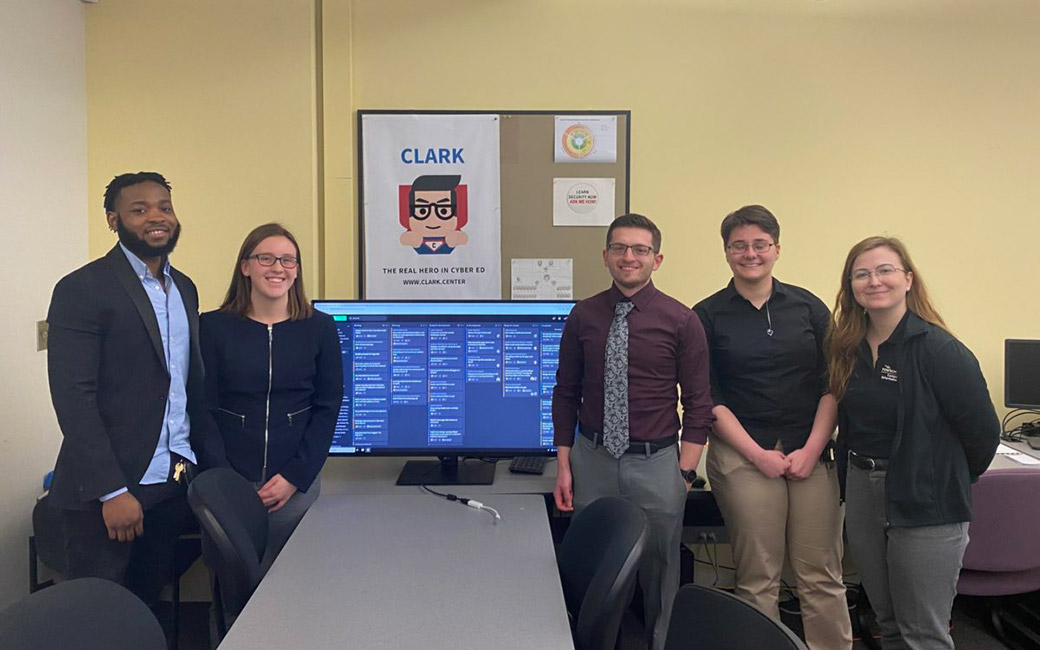 The CLARK team in their office