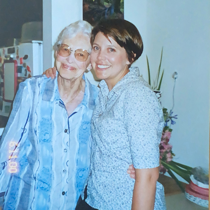 Carol Coronna and her grandma
