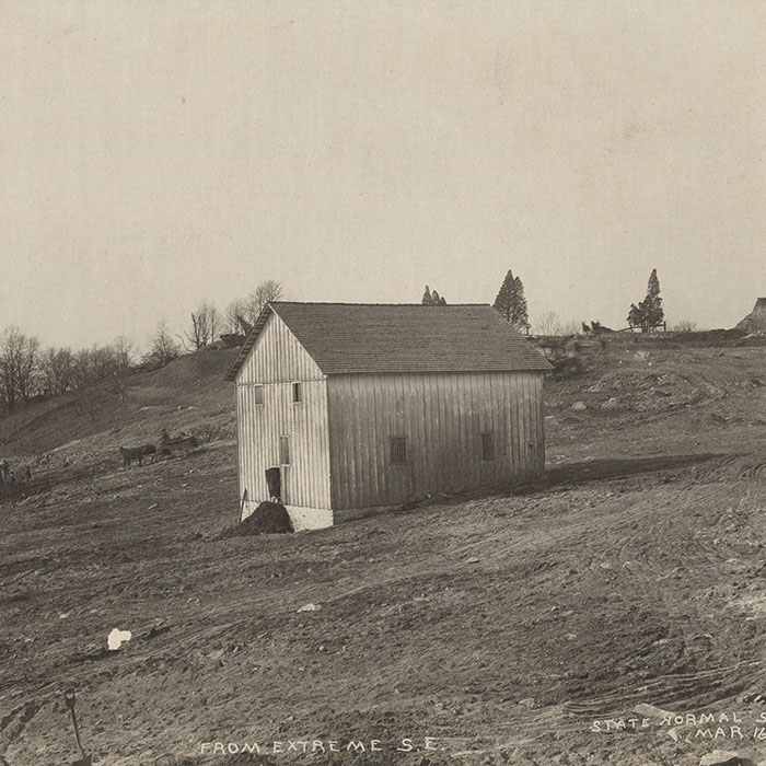 Farm land and farm house
